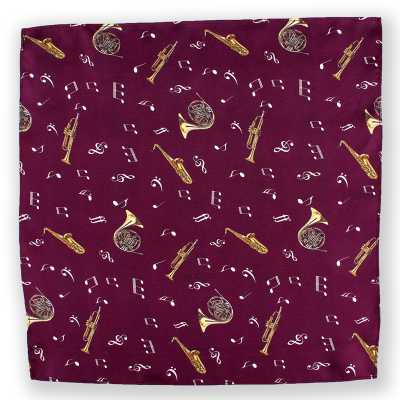 Silk Print Chief Jazz Wine