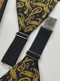 CM-950 Silk Cummerbund In Black Paisley Pattern[Formal Accessories] Yamamoto(EXCY) Sub Photo