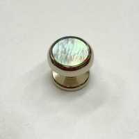 E-2-S Stud Button, Mother Of Pearl Shell , Silver, Round[Formal Accessories] Yamamoto(EXCY) Sub Photo