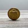 EX48 Made In Japan Metal Button For Suits And Jackets, Gold