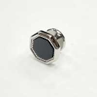 G-1-S Stud Button Onyx Silver Octagon[Formal Accessories] Yamamoto(EXCY) Sub Photo