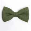 HBF-03 Harrisons Linen Butterfly Tie, Green