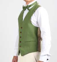 HLV-03 HARISSONS Linen Vest Green[Formal Accessories] Yamamoto(EXCY) Sub Photo