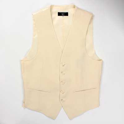 HLV-04 HARISSONS Linen Vest Beige