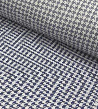 J660-1155 Italian Houndstooth Pattern Silk Fabric