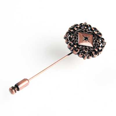 LP-02 Antique-style Lapel Pin, Bronze