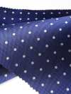 S-602 Yamanashi Fujiyoshida Dot Pattern Formal Textile Blue