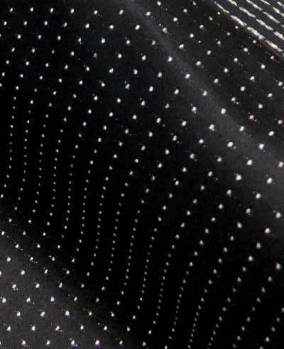 S-620 Yamanashi Fujiyoshida Silver Lame Dot Pattern Formal Fabric [Outlet]
