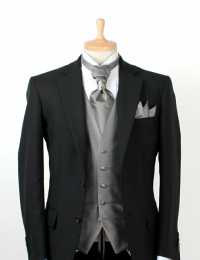 V-300 Formal Vest Silk Jacquard Gray[Formal Accessories] Yamamoto(EXCY) Sub Photo