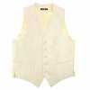 VANNERS-V-011 VANNERS Formal Vest Houndstooth Champagne Gold