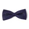 VBF-37 VANNERS Textile Used Bow Tie Paisley Pattern Navy Blue