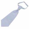 YT-27 Made In Japan Jacquard Ascot Tie (Euro Tie) Checked Pattern Sax Blue