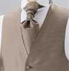 YT-303 Domestic Silk Ascot Tie(Europe Tie Tie) Small Pattern Brown