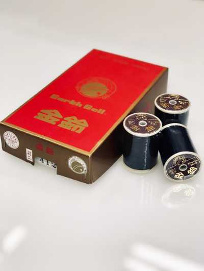 金鈴絹糸 穴 Buttonhole And Stitching Thread, 100% Silk, 150 M Spool