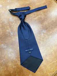 YT-304 Domestic Silk Ascot Tie (Euro Tie) Small Pattern Navy Blue[Formal Accessories] Yamamoto(EXCY) Sub Photo