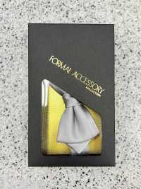 BFK-501 High-quality Material Shawl Label Silk Fabric Sword Bow Tie Silver[Formal Accessories] Yamamoto(EXCY) Sub Photo