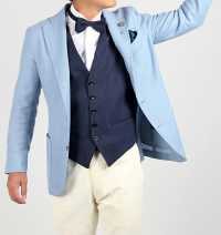 LV-1 Domestic Linen Vest Navy Blue[Formal Accessories] Yamamoto(EXCY) Sub Photo