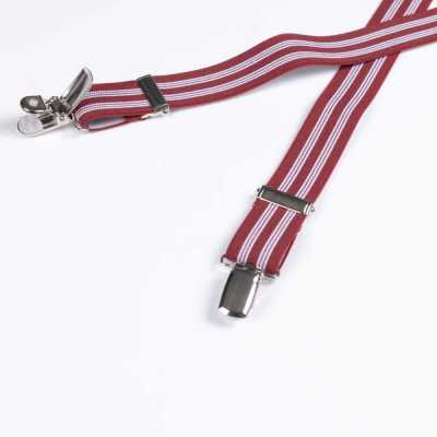 ATX-2529 Albert Thurston Suspenders Striped 25mm Elastic (Elastic Band)[Formal Accessories] ALBERT THURSTON Sub Photo