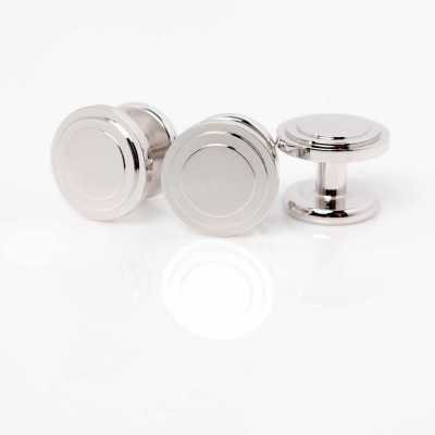 EXCY LEGEND Pure Silver Stud Button Staya