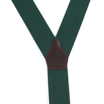 AT-GREEN-XL Albert Thurston Suspenders Green Elastic XL Size[Formal Accessories] ALBERT THURSTON Sub Photo