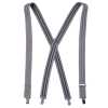 SR-2006 Made In Japan, X-shaped Brace Clip 4-point Suspenders, Grey