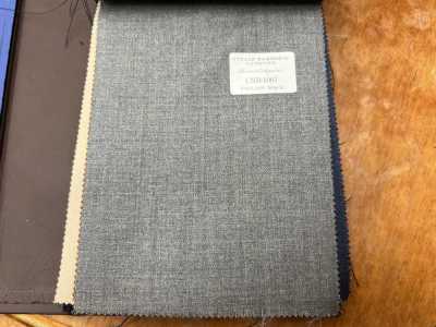 CNB1007 CANONICO Standard Super110's PERENNIAL Light Gray Plain
