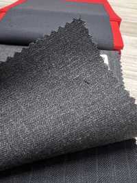 3MK1274 25AW ACTIVA Twill Charcoal Heaven Gray[Textile] Miyuki Woolen Mills Sub Photo