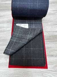 4MN1551 VARAIETES 3PLY GLEN CHECK MEDIUM GREY[Textile] Miyuki Woolen Mills Sub Photo
