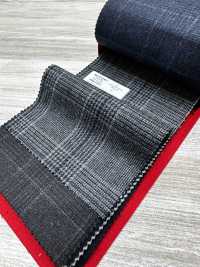 4MN1551 VARAIETES 3PLY GLEN CHECK MEDIUM GREY[Textile] Miyuki Woolen Mills Sub Photo