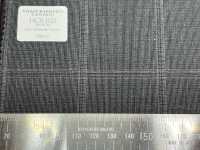 14CN-1521 CANONICO Super 120' Single Thread Tropical Grey Windowpane[Textile] CANONICO Sub Photo
