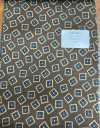 URJ-062 Made In Italy 100% Cupra Printed Lining Box Pattern Brown