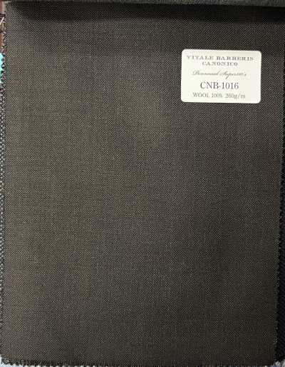 CNB1016 CANONICO Standard Super110's PERENNIAL Dark Brown Plain