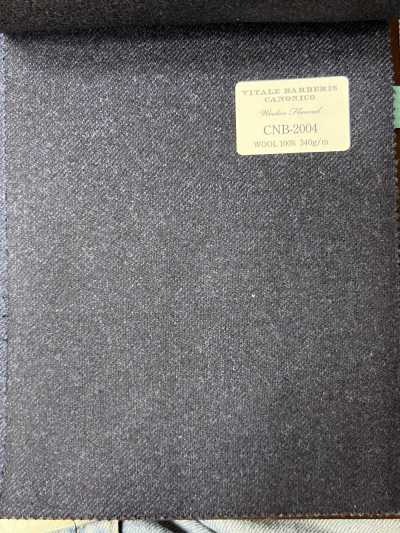 CNB2004 CANONICO Classic Wool Flannel Navy Solid