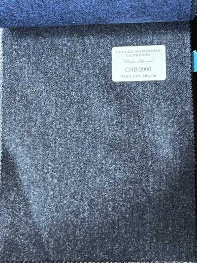 CNB2006 CANONICO Standard WOOLEN FLANNEL Dark Navy Solid