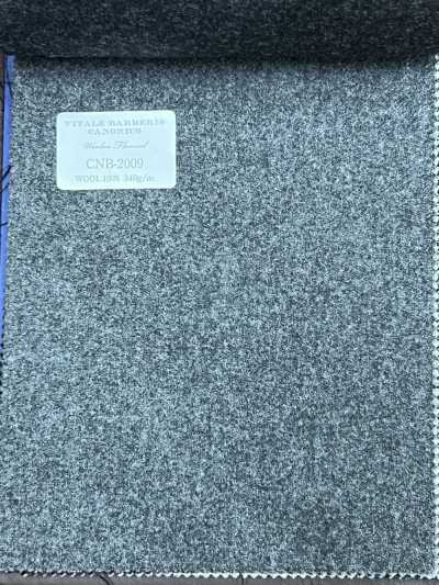 CNB2009 CANONICO Classic Woolen Flannel Gray Plain