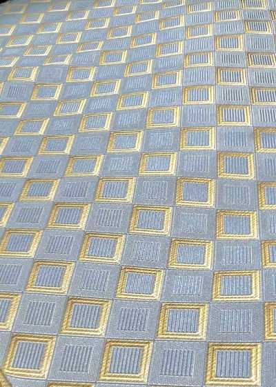 AI-5 Silk Jacquard Check Pattern Gray [Outlet]