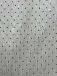 AI-11 Silk Jacquard Polka Dot Pattern Silver [outlet][Textile] Yamamoto(EXCY) Sub Photo