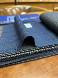 54CN5119 CANONICO TRADITIONAL WORSTED 21μ Alternate Stripe Blue[Textile] CANONICO Sub Photo