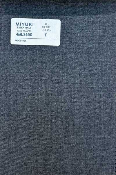 4ML2650 26AW THE CITY Twill Medium Gray