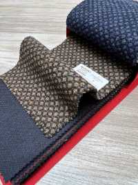 4MQ7084 VARAIETES PEACOCK BIRDS EYE Medium Brown[Textile] Miyuki Woolen Mills Sub Photo