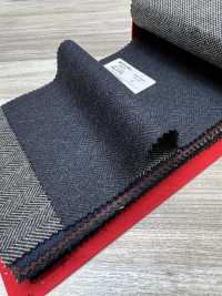 4ML2790 VARAIETES HERRING BONE Navy[Textile] Miyuki Woolen Mills Sub Photo