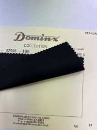 22908 Chintz Finish DOMINX Standard Collection Durable Glossy Black[Textile] Katsuragi Wool (DOMINX) Sub Photo