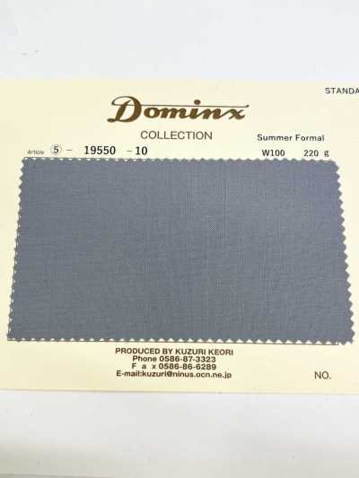 19550 Summer Formal DOMINX Standard Collection Premium Wool Gray