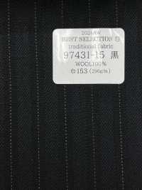 97431 TRADITIONAL FABRIC Suits, Multi-material, Black, Striped[Textile] Kunishima Co., Ltd. Sub Photo