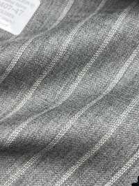 09407 TRADITIONAL FABRIC Water-repellent Stretch Suit Material, Multi-material, Striped, Light Gray[Textile] Kunishima Co., Ltd. Sub Photo