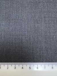 2ML3150 26AW MIYUKI Textile ESSENTIALS STRETCH TWILL Medium Gray Solid Miyuki Woolen Mills Additional Images