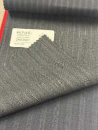 2MK3081 25SS MIYUKI Textile ACTIVA Charcoal Heaven Gray Stripe Miyuki Keori (Miyuki) Sub Photo