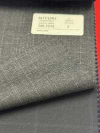 2ML3242 Textile MIYUKI ESSENTIALS TROPICS Charcoal Heaven Gray Stripe Miyuki Keori (Miyuki) Sub Photo