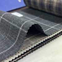 15CN1573 CANONIC WOOL SILK&LINEN TROPICAL WINDOWS GREY[Textile] CANONICO Sub Photo