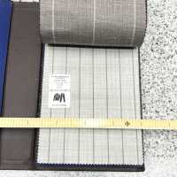 15CN1575 CANONIC WOOL SILK&LINEN TROPICAL PENCIL STRIPE BEIGE[Textile] CANONICO Sub Photo